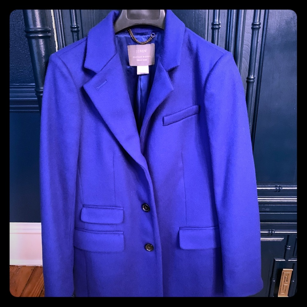 JCrew mid-thigh/above knee pea coat size 4
